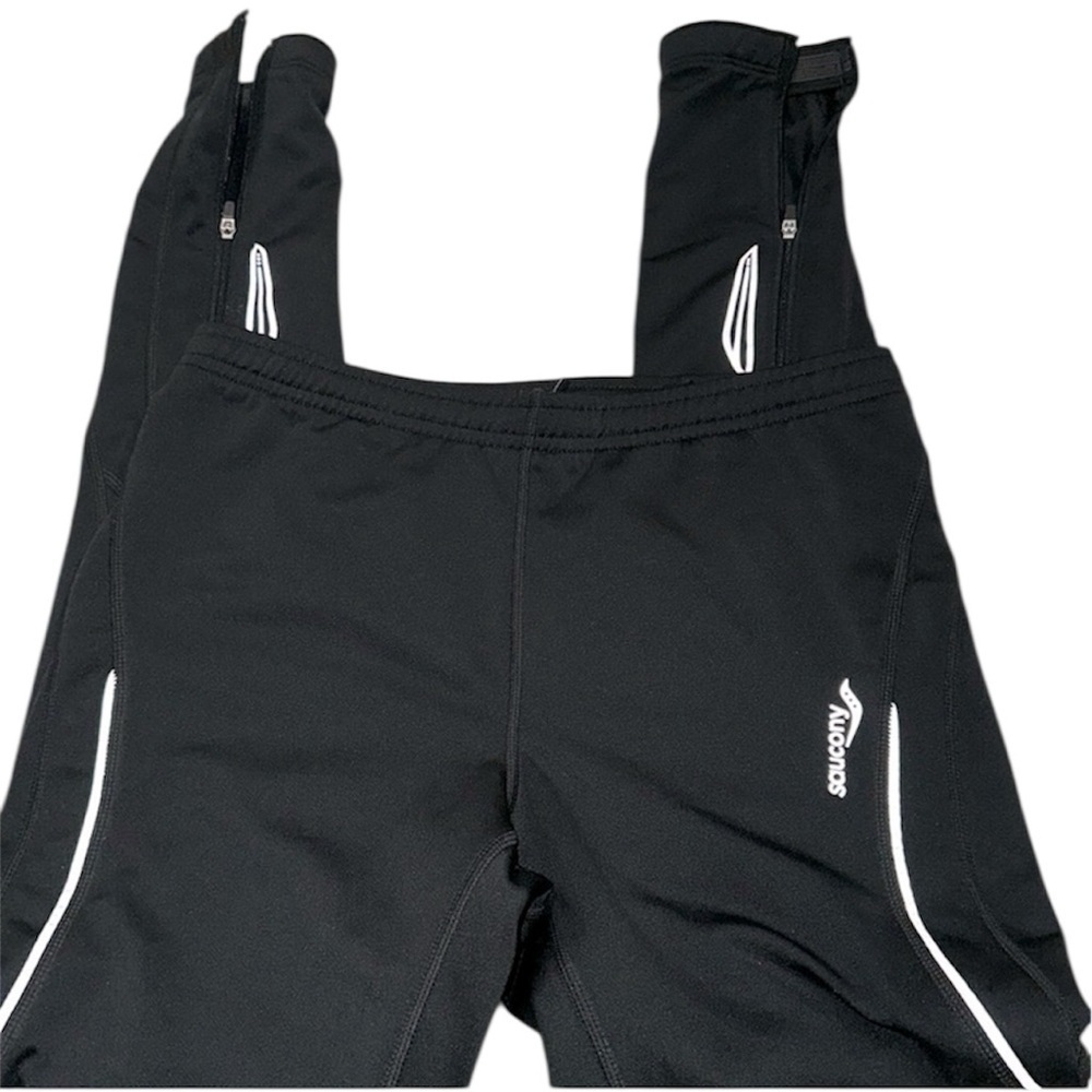 Saucony black athletic joggers size xsmall